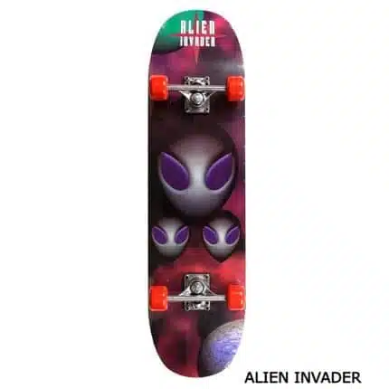 3k τροχοσανίδα πλήρης στενή alien invader.