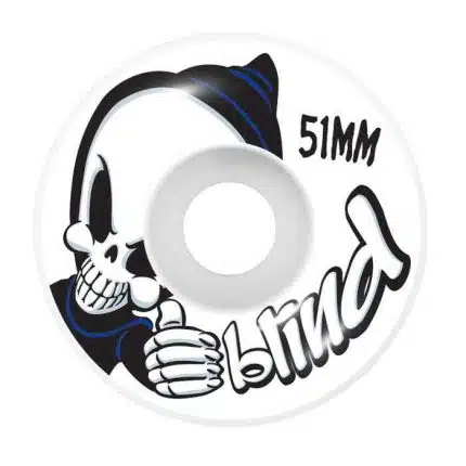 BLIND Reaper Yth FP Soft Wheels Complete Skateboard Checkered 7.375'' Teal.