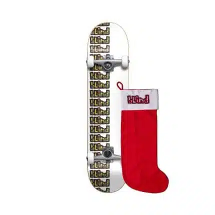 BLIND Repeat Rail Yth FP W/Stocking Complete Skateboard 7.375'' Λευκό.