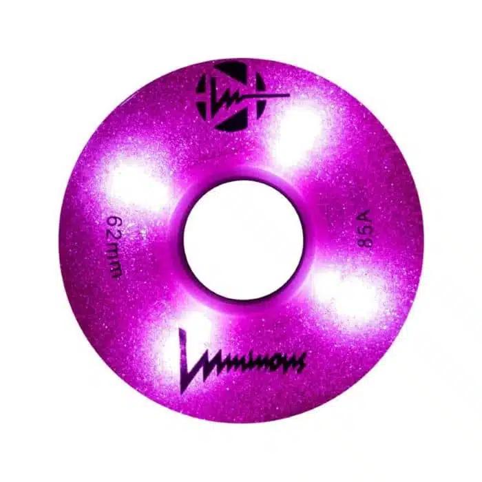 LUMINOUS Glitter Pink 62χιλ./85A Ροδάκια - Ροζ.
