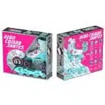 YVOLUTION Neon Combo 2 in 1 Adjustable Skates #30-33 - Teal/Pink - Image 13