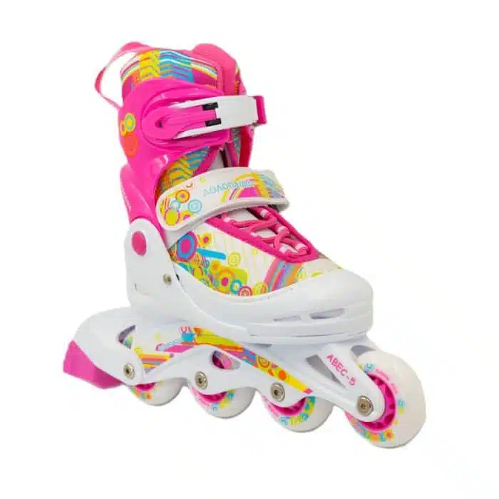 3K Adjustable Inline Skates - Fuchsia - Image 2