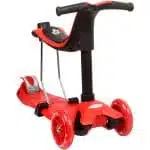 ATHLOPAIDIA Three Wheels 3 in 1 Scooter - Red - Image 3