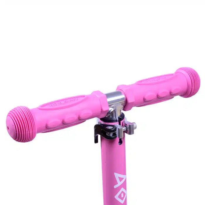 3K 3τροχο Πατίνι (Scooter) αναδιπλούμενο με φωτιζόμενη βάση και ροδάκια - Φούξια.