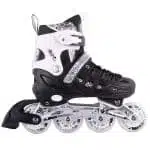 ATHLOPAIDIA Adjustable Inline Skates - Black
