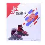 3K Adjustable Inline Skates - Red - Image 4