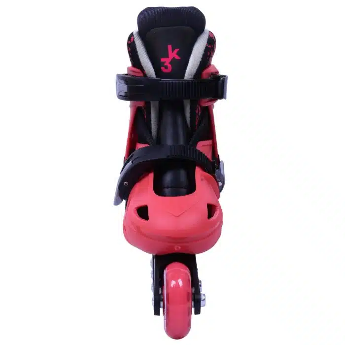 3K Adjustable Inline Skates - Red - Image 3
