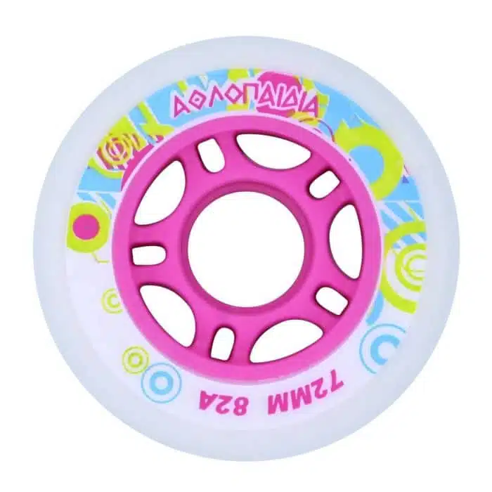 3K Wheels for Inline Skate 1084 - Fuchsia - Image 3