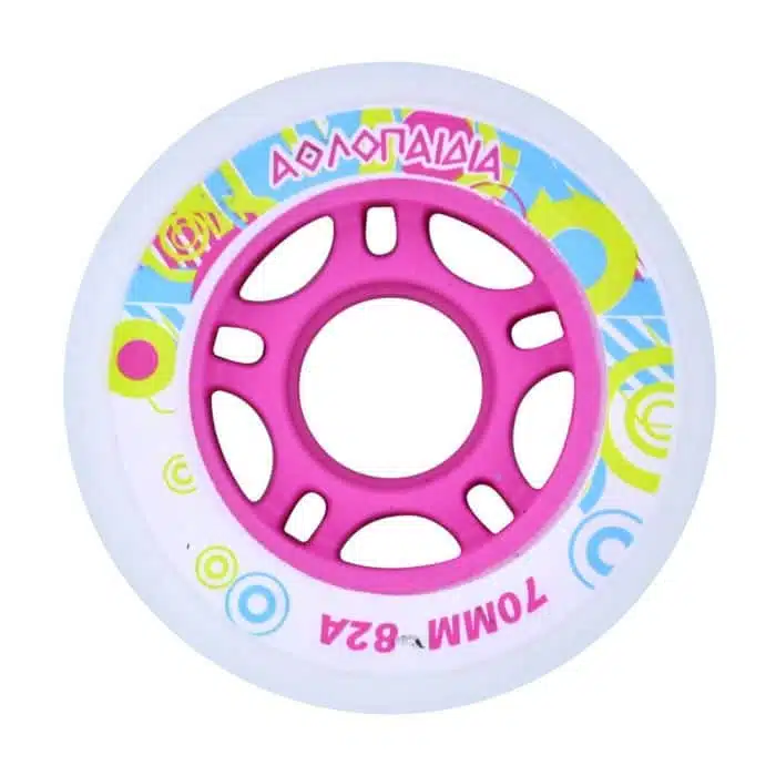 3K Wheels for Inline Skate 1084 - Fuchsia - Image 2