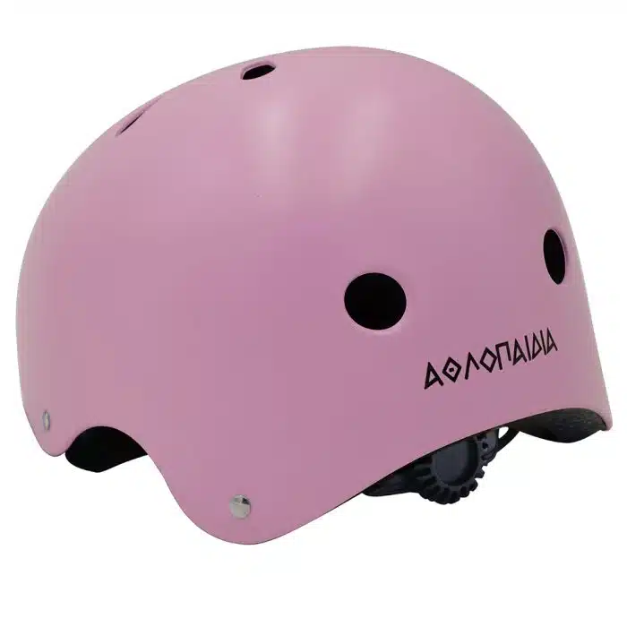 ATHLOPAIDIA Adjustable Racing Helmet - Pastel Pink - Image 4