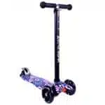 Αθλοπαιδιά Τρίτροχο Πατίνι με Φωτιζόμενα ροδάκια μαύρο.