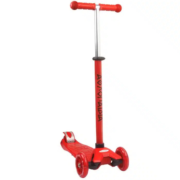 ATHLOPAIDIA Three Wheels 3 in 1 Scooter - Red - Image 2