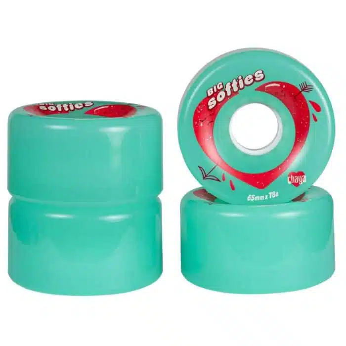 CHAYA Big Softie's Clear Teal Ροδάκια  - Πράσινο.