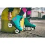 CHAYA Bliss Turquoise Adjustable Kids Quad Skates - Image 6