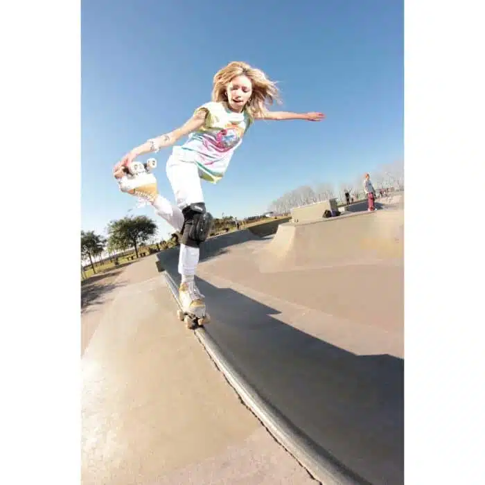 CHAYA Kismet Barbiepatin Quad Roller Skates - Gold - Image 13