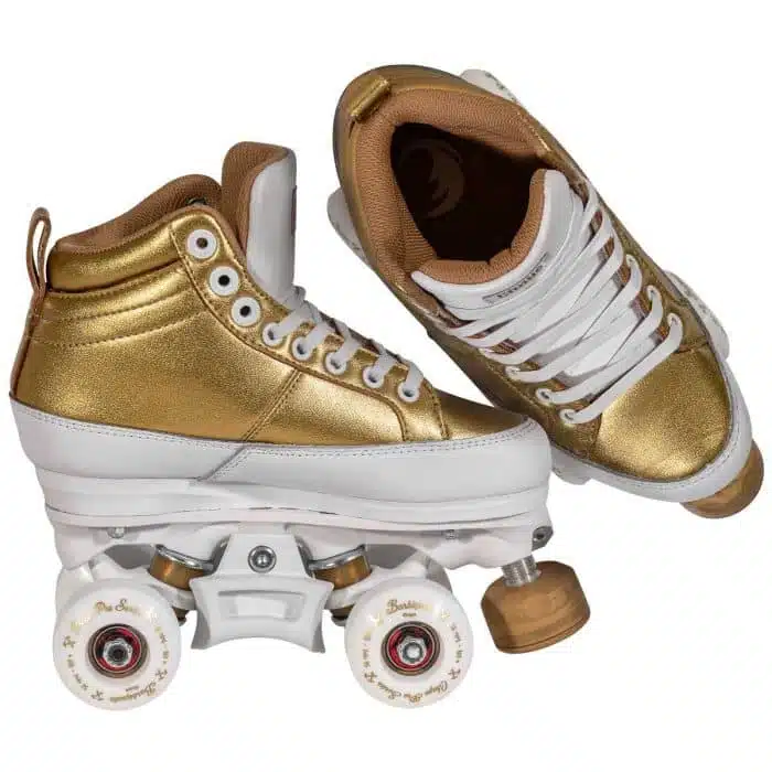 CHAYA Kismet Barbiepatin Quad Roller Skates - Gold - Image 8