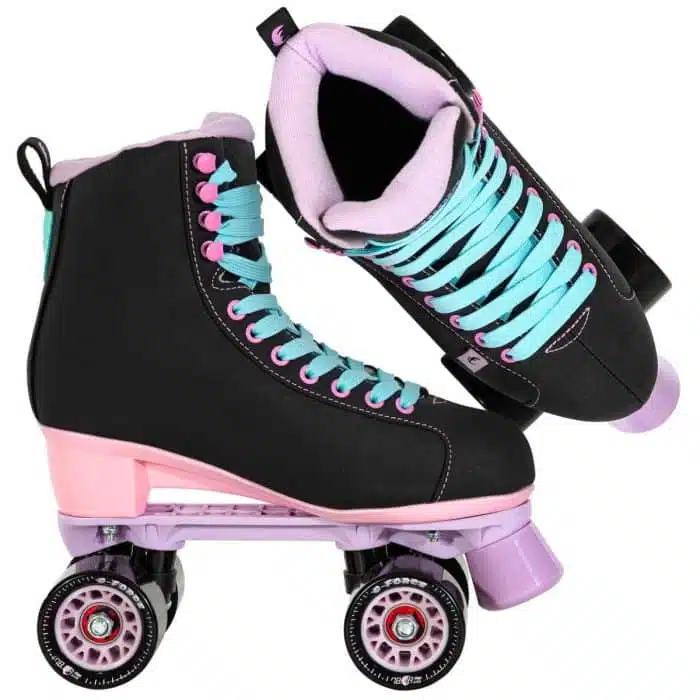CHAYA Melrose Quad Roller Skates - Black/Pink - Image 8