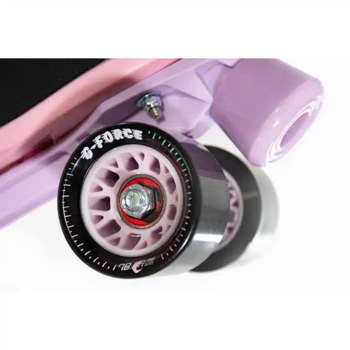 CHAYA Melrose Quad Roller Skates - Black/Pink - Image 9