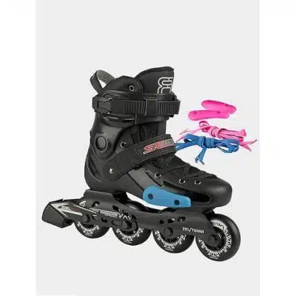 FR Skates FR J Αυξομειούμενα πατίνια παιδικά - Μαύρα.