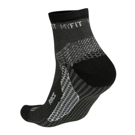 MYFIT Skating Socks Race Κάλτσες - Μαύρο/Γκρι.
