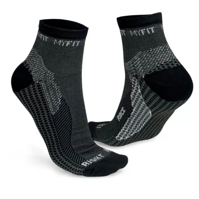 MYFIT Skating Socks Race Κάλτσες - Μαύρο/Γκρι.