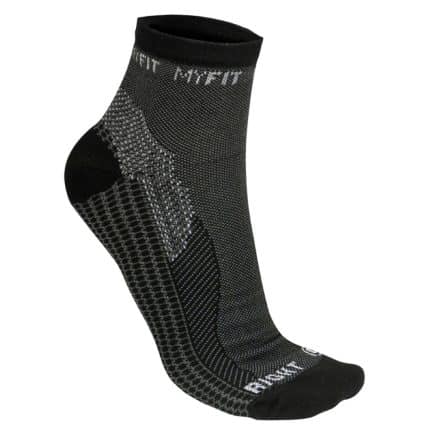 MYFIT Skating Socks Race Κάλτσες - Μαύρο/Γκρι.