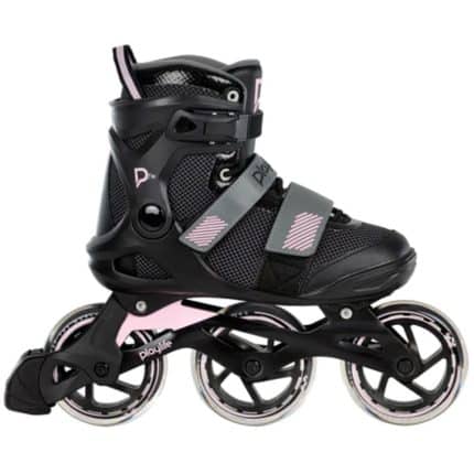PLAYLIFE gt pink 110 sport style fitness πατίνια γκρι-ροζ.