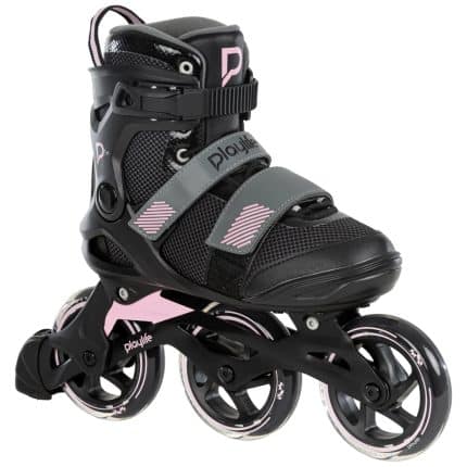 PLAYLIFE gt pink 110 sport style fitness πατίνια γκρι-ροζ.