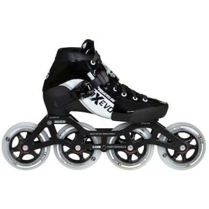 POWERSLIDE 3x Adj. Evo Black/White Αυξομειούμενα Πατίνια - Μαύρο.