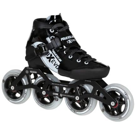 POWERSLIDE 3x Adj. Evo Black/White Αυξομειούμενα Πατίνια - Μαύρο.