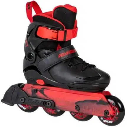 POWERSLIDE Jet Black adj. Πατίνια Αυξομειούμενα - Μαύρο.