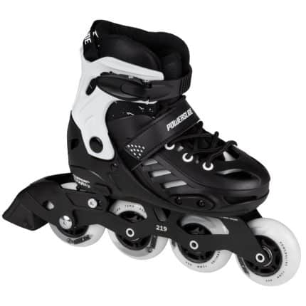 POWERSLIDE Khaan Junior SQD Black Adj. πατίνια - Μαύρο/Λευκό.