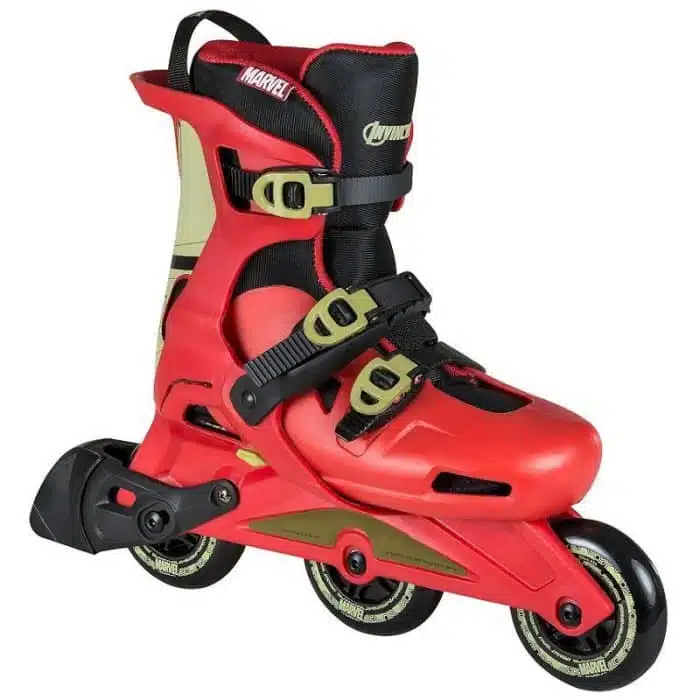 Powerslide Inline Skates Kids Adjustable Marvel Wave Iron Man - Image 2