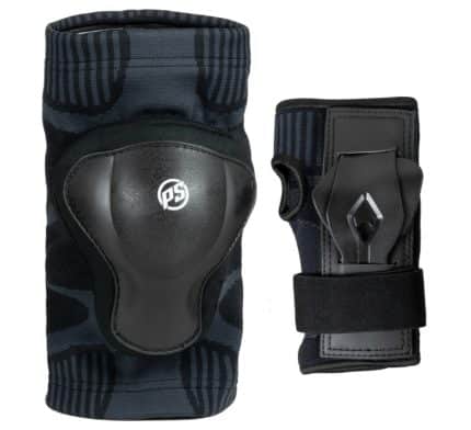 POWERSLIDE Onesie Men Dual Set Προστατευτικά ενηλίκων - Μαύρο/Γκρι.