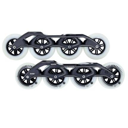 POWERSLIDE Trinity Elite MG 4x110 Άξονες με ροδάκια και ρουλεμάν - Μαύρο.