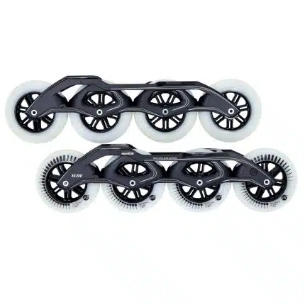 POWERSLIDE Trinity Elite MG 4x110 Άξονες με ροδάκια και ρουλεμάν - Μαύρο.