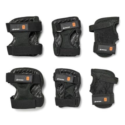 ROLLERBLADE evo pro gear junior 3 pack παιδικά προστατευτικά μαύρα.