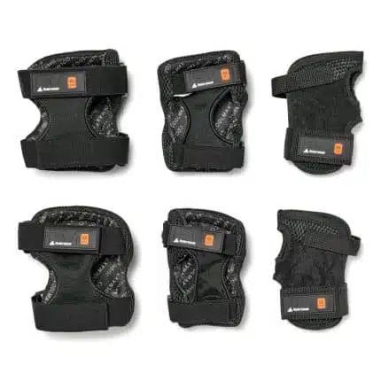 ROLLERBLADE evo pro gear junior 3 pack παιδικά προστατευτικά μαύρα.