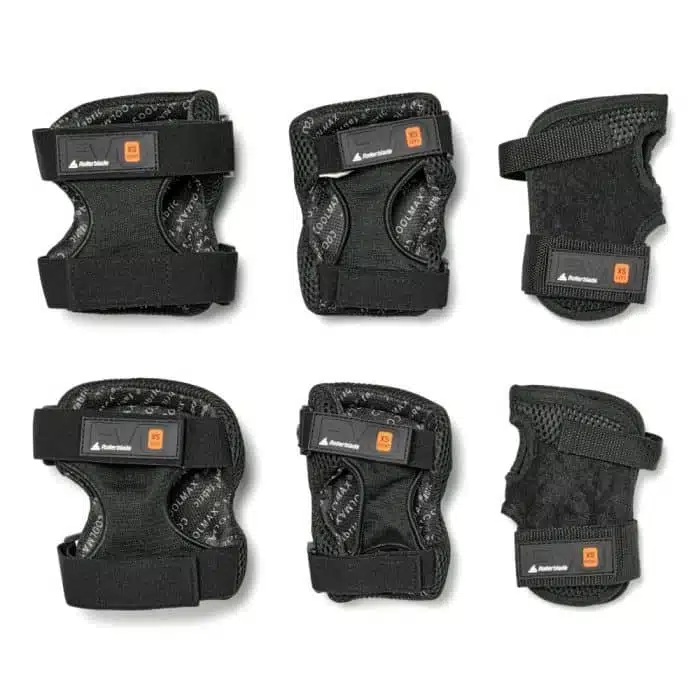 ROLLERBLADE evo pro gear junior 3 pack παιδικά προστατευτικά μαύρα.