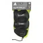 ROLLERBLADE evo pro gear junior 3 pack παιδικά προστατευτικά μαύρα.
