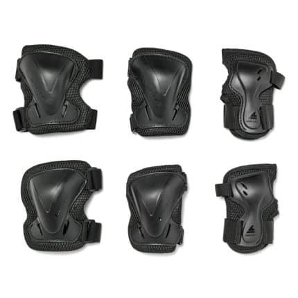 ROLLERBLADE evo pro gear junior 3 pack παιδικά προστατευτικά μαύρα.