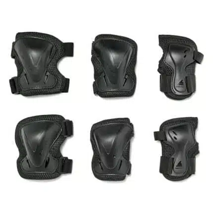 ROLLERBLADE evo pro gear junior 3 pack παιδικά προστατευτικά μαύρα.