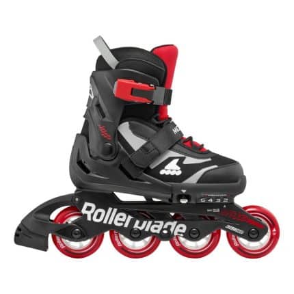 ROLLERBLADE Microblade Αυξομειούμενα Πατίνια - Μαύρο/Κόκκινο.