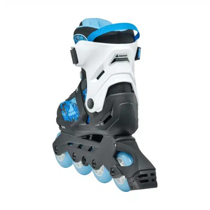 ROLLERBLADE Microblade SL Inline Skates - Black/Sky Blue - Image 4