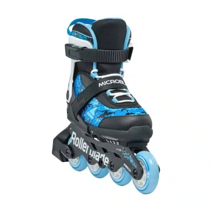 ROLLERBLADE Microblade SL Inline Skates - Black/Sky Blue - Image 6