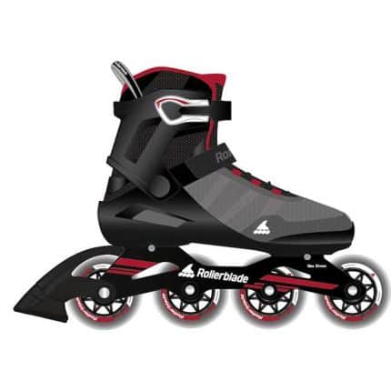 ROLLERBLADE sirio 84 πατίνι μαύρο κόκκινο.
