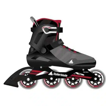 ROLLERBLADE sirio 84 πατίνι μαύρο κόκκινο.