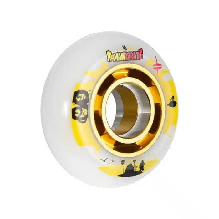 UNDERCOVER 64mm/88Α Roman Abrate TV line 2nd Ed. Wheel 4 pcs - Yellow - Image 3