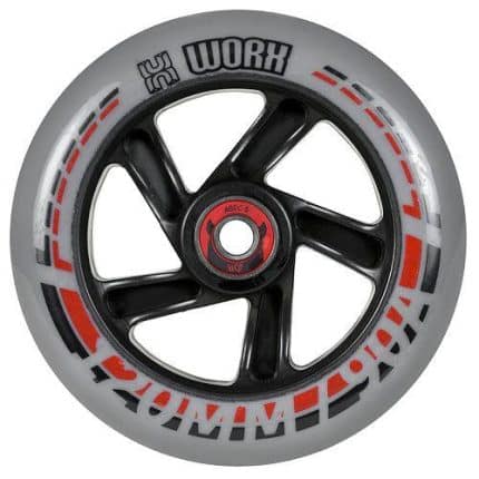WORX Ροδάκι 120χιλ. με Ρουλεμάν ABEC 5 WCD - Γκρι.