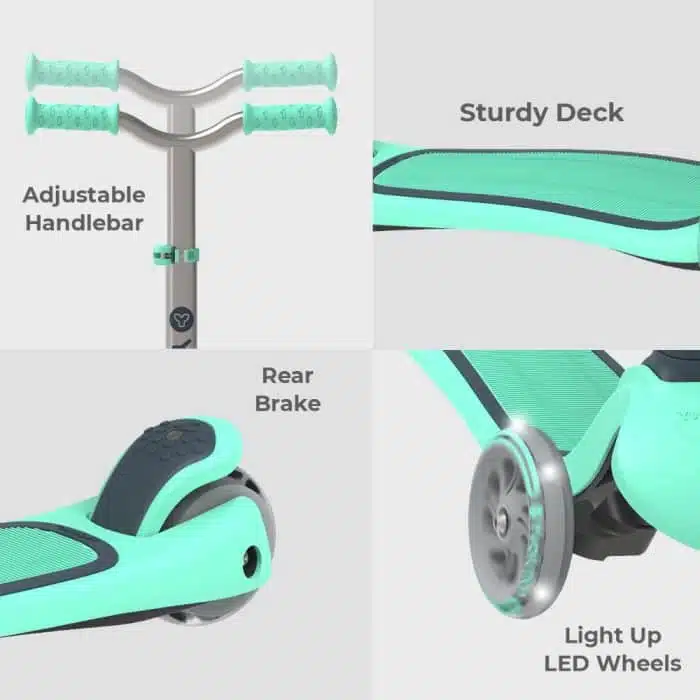 YVOLUTION Glider Air Metal HB Πατίνι - Πράσινο.